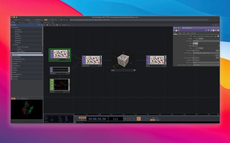 TouchDesigner preview 2 TouchDesigner 2025.31550 screenshot 2