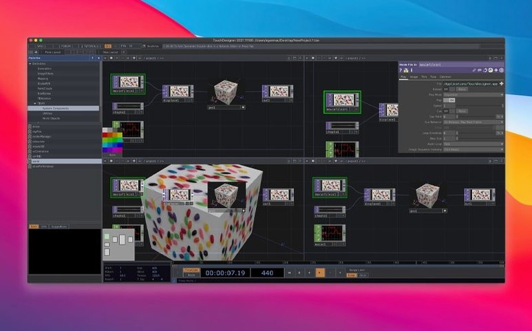 TouchDesigner preview 3 TouchDesigner 2025.31550 screenshot 3
