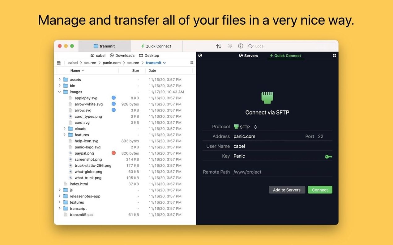 Transmit preview 1 Transmit for Mac — transmit 5 for mac