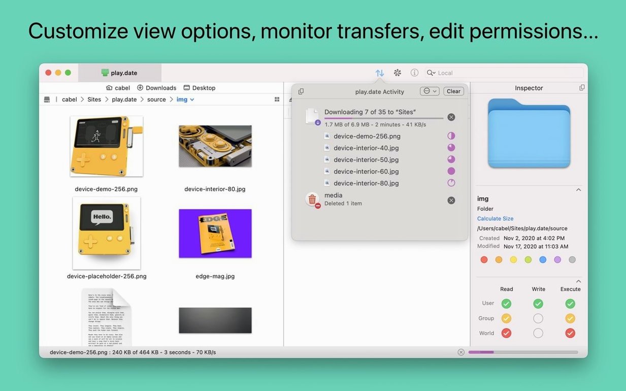 Transmit preview 2 Transmit 5.11.7 screenshot 2