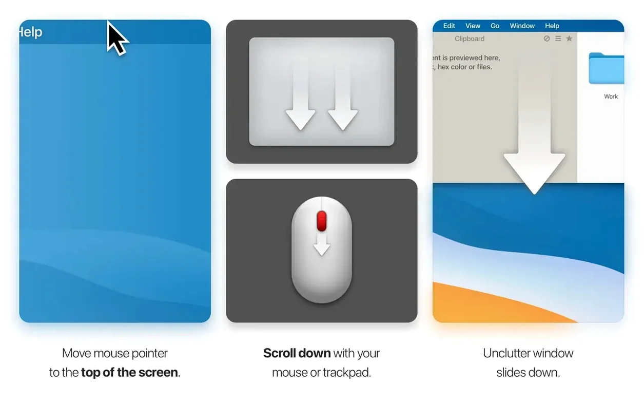 Unclutter preview 2 Unclutter 2.2.18 screenshot 2