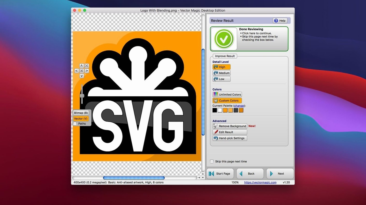 Vector Magic preview 2 Vector Magic 1.20 screenshot 2
