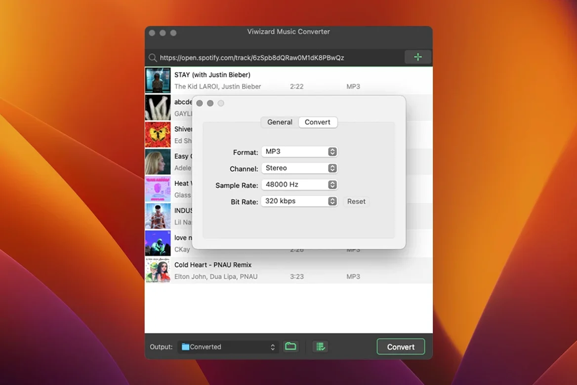 ViWizard Spotify Music Converter: picture 2 of 3 Inside ViWizard Spotify Music Converter, view 2