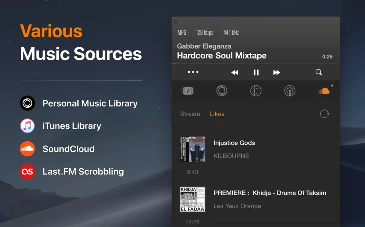 VOX: MP3 & FLAC Music Player: picture 3 of 4 Inside VOX: MP3 & FLAC Music Player, view 3