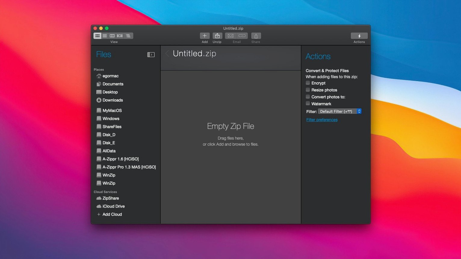 WinZip Mac Pro: picture 1 of 4 WinZip Mac Pro for Mac — winzip mac crack