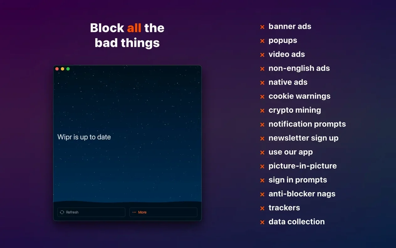 Wipr preview 1 Wipr for Mac — wipr 2 download