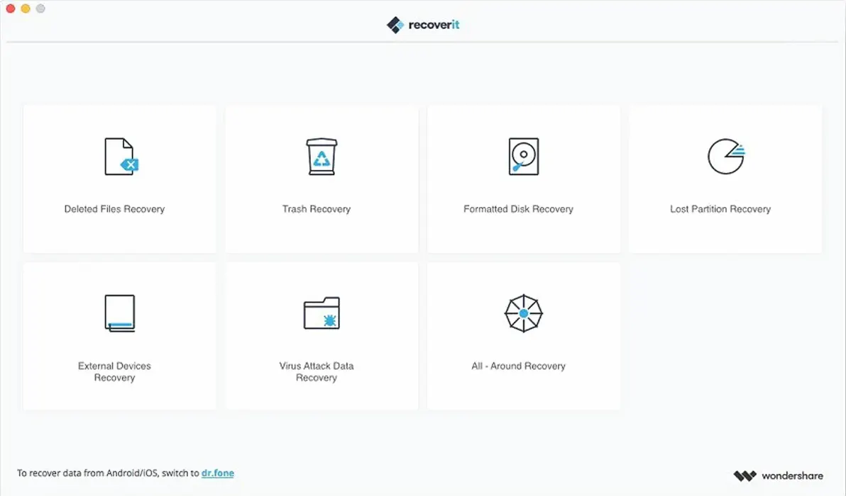 Wondershare Recoverit preview 1 wondershare recoverit crack mac: primary view